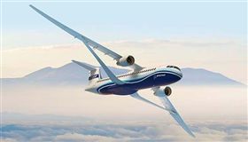 美國最大飛機製造商「波音」推出全新概念機，不同於以往的雙層機翼設計，讓人耳目一新，超薄又輕巧的新機翼可讓飛機飛得更高、更快，可望替未來民航客機市場帶來革命性的改變。（圖／翻攝自@wordlesstech推特）
