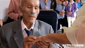 宜蘭癌末男圓夢辦婚禮／羅東博愛醫院提供