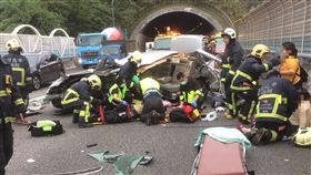 新北市,國道,國道3號,自撞護欄,命危,車禍