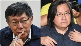 前都發局長林洲民臉書發文，說自己是被「逼退」的。（組合圖／記者林敬旻攝）