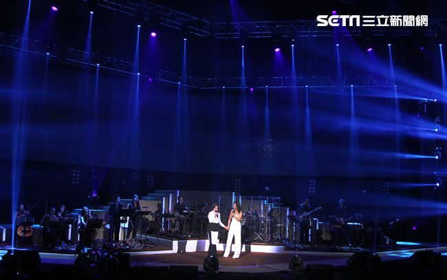 侯湘婷為江美琪演唱會嘉賓。（記者邱榮吉/攝影）