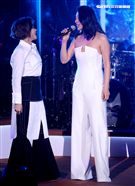 侯湘婷為江美琪演唱會嘉賓。（記者邱榮吉/攝影）