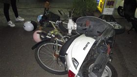台中,機車,肇逃,討公道（圖／翻攝畫面）