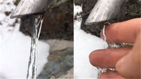 義大利,攝影師,冰柱,水流（圖／翻攝自Dario Bonzi YouTube ）