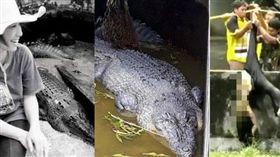 印尼女墜鱷魚池遭啃爛半個身體／翻攝自《KAOTIC》網站