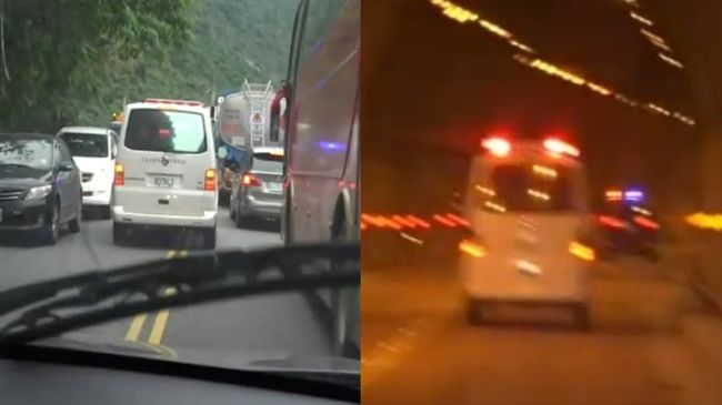 護送花蓮命危嬰　最暖警民開道畫面曝