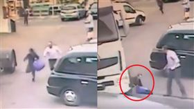 現世報！竊賊拿了東西就跑　被路過大貨車輾壓「雙腿碎裂」（圖／YouTube）