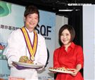于美人代言油品不忘譴責家庭暴力。（記者邱榮吉/攝影）