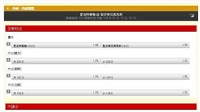 ▲台灣運彩盤口。（圖／取自台灣運彩官網）