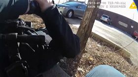 男警執勤抓通緝犯被狗吠聲嚇到，開槍擊中女同事。（圖／翻攝YouTube）