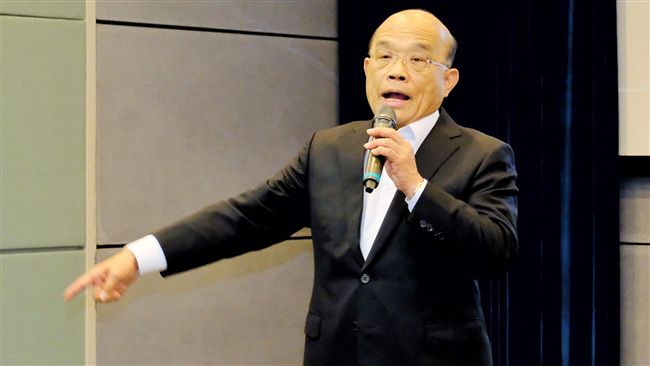 駁朱立倫　蘇揆：譴責暴力應不分黨派