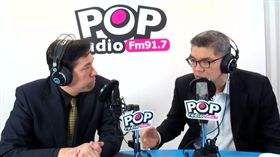 黃暐瀚 連勝文（圖／翻攝自917 POP Radio，YouTube）