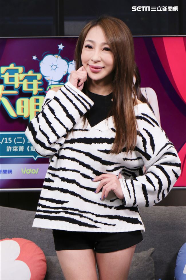 許寀菁安安大明星。(記者林士傑/攝影)