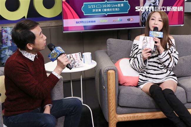 許寀菁安安大明星。(記者林士傑/攝影)
