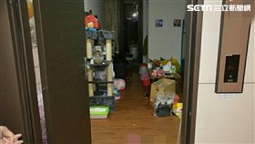 台南女嬰慘遭虐死，表姊夫婦住家凌亂（翻攝畫面）