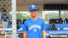 ▲富邦悍將潛力游擊手胡冠俞。（圖／記者蕭保祥攝影）