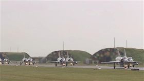 國軍,空軍,新竹基地,操演 圖/翻攝畫面