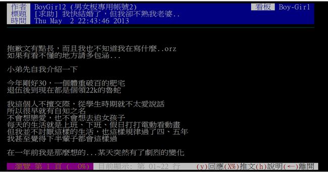 PTT「小文」之謎　終於有答案？