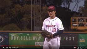 ▲下勾球投手金炳賢轉戰澳職。（圖／翻攝自Australia Korean TV）