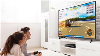 瘋電玩!　遊戲專用4K護眼大電視