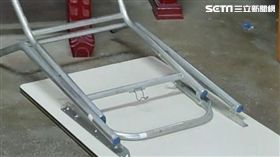 摺疊桌,女童,夾死,嘉義,翻攝畫面