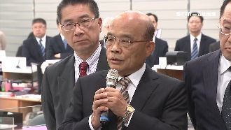 蘇貞昌喊手續簡化 50萬以下免嚴查