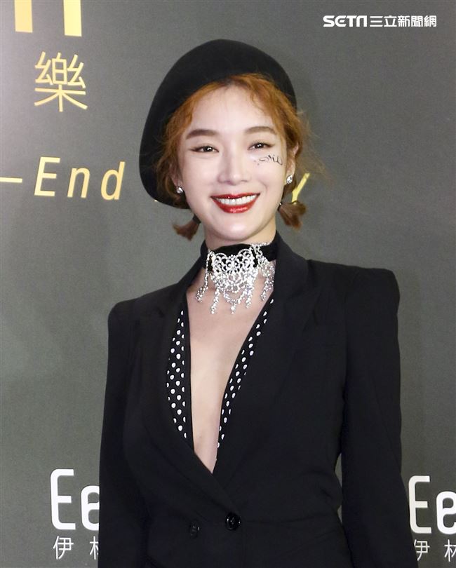 伊林娛樂時尚尾牙派對，藝人蔡淑臻。（記者林士傑/攝影）