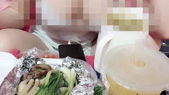 她PO萬惡宵夜文　雪乳半球意外搶鏡