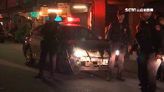 遇警盤查不配合　高速衝撞警車後逃逸