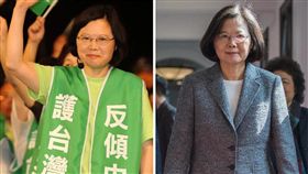 蔡英文,總統,10YearsChallenge,十年挑戰,反傾中,護台灣 圖/翻攝自蔡英文臉書