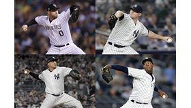 ▲歐塔維諾將和布里頓、貝坦瑟斯、查普曼組成洋基牛棚鐵四角。（圖／美聯社／達志影像）