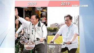 曬十年前騎車照　鄭文燦自虧越騎越重