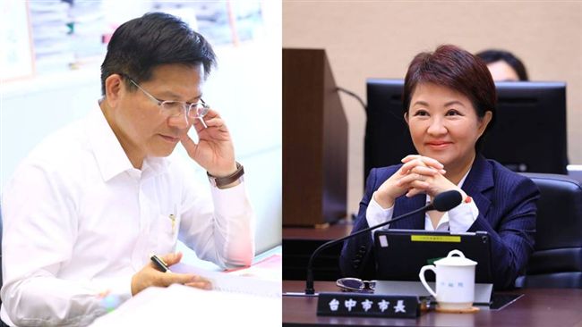 關於垃圾山爭議越演越烈，兩任台中市長的建設也被放大檢視。（組合圖／翻攝自兩人臉書）
