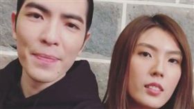 理科太太今（18）天在IG上傳與搖滾天王蕭敬騰一起錄製的小短片。（圖／翻攝自理科太太IG）