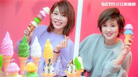 代言冰品活動讓「有感覺」安安、肥肥超興奮。（圖／寬宏藝術提供）