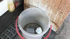 水桶,通信行,護墊,垃圾,正妹,台南,亂丟
（圖／翻攝自爆料公社）