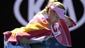 ▲柯珀被16強止步，神情落寞。（圖／美聯社／達志影像）