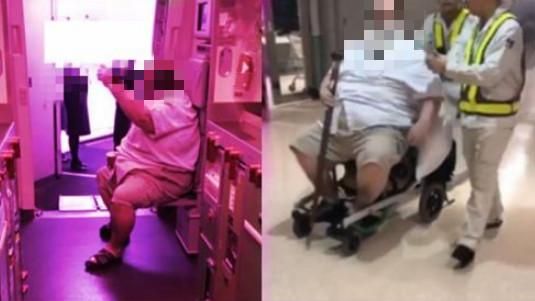 白男逼空姐擦屁股　網轟：侮辱黃種人