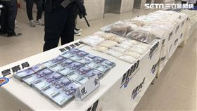 刑事局破獲K他命新式配方製毒工廠，起獲成品23公斤及原料868公斤，並一舉逮獲徐家三兄弟及竹聯幫戴姓男子，訊後依毒品罪移送法辦（楊忠翰攝）