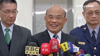 「蔡蘇配」攻大選？蘇笑回：別講到我