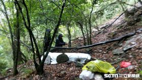 「比基尼登山客」「G哥」吳季芸墜谷現場／翻攝畫面