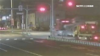 彰化4坦克托運連闖紅燈…最後GG了