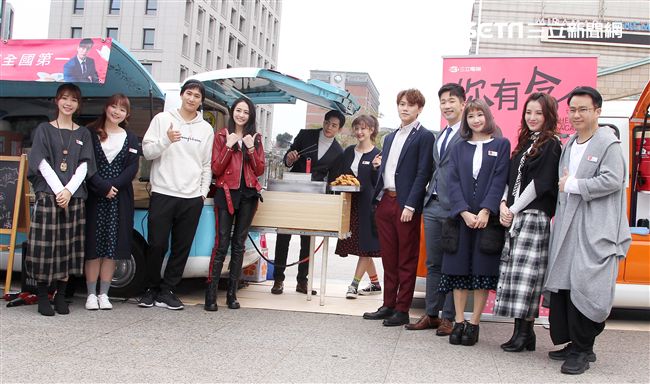 安心亞、禾浩辰、邵翔、邱宇辰、吳品潔、梅賢治、汪沛㼆、地球、喬雅琳、江泳錡、梁妍甄出席「你有念大學嗎?慶功應援、陽副總買單」活動。（記者邱榮吉/攝影）