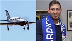 ▲英超卡地夫市隊球員沙拉（Emiliano Sala）搭機前往威爾斯時失聯。（圖／翻攝自推特）