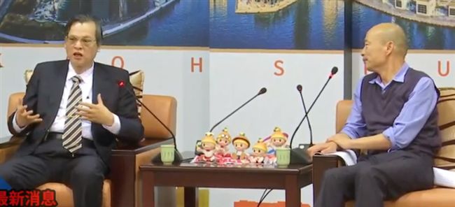 拜會韓國瑜　陳明通揭當年三通秘辛