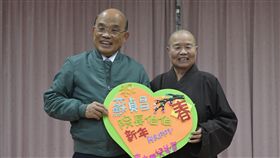 ▲行政院長蘇貞昌參訪幸夫愛兒園。（圖／行政院提供）