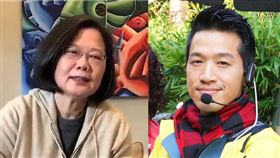 蔡英文，何志偉，組合圖，資料照