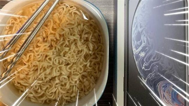 買完愛瘋後…他的第一餐讓網友都哭了