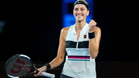 ▲柯維托娃繼2014年潱網後再次闖進大滿貫決賽。（圖／翻攝自澳網推特）