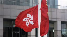 香港旗子（圖／達志影像／美聯社）